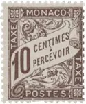 Szybka dostawa Monaco 1905-1909 - YT Taxe 4 - Postfris