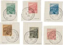 Popularny Monaco 1919 - YT 28-33 - gebruikt