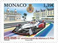 Ostatnia szansa Monaco - Monaco E-Prix 10 jaar - Postfrisse postzegel