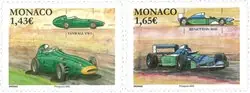 Tylko dziś Monaco - Mythische wagens / Vanwall VW5 & Benet B195 - Postfrisse serie van 2