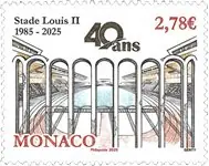 Monaco - The Stade Louis II 40 jaar - Postfrisse postzegel Premium