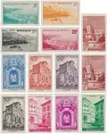 Autentyczny Monaco 1948-1949 - YT 307-313C - Postfris