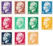 Monaco 1950-1951 - YT 344-350+365-368 - Postfris Wysoka jakość