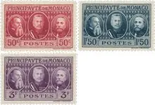 Oryginalny Monaco 1928 - YT 111-113 - ongebruikt