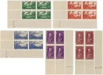 Monaco 1937 - YT 135-139 - postfris Tani