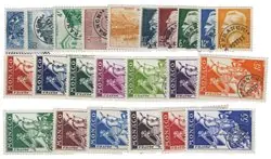 Monaco 1943-59 - Pre-gebruikt YT 1-18 - Postfris Rabat