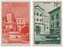 Monaco 1954 - YT 397-398 - Postfris Oryginalny