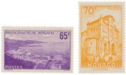 Zwrot pieniędzy Monaco 1957 - YT 487/488 - Postfris
