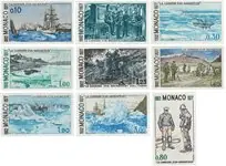 Ekspresowa dostawa Monaco 1977 - YT 1103-1111 - Postfris