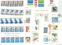 Monaco 1979-1986 - YT 17-34 - Postfrisse souvenirvelletjes Kup teraz
