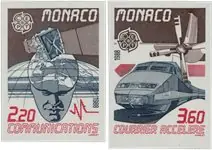 Darmowa dostawa Monaco 1988 - YT 1626/1627 - Postfris
