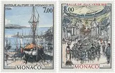 Monaco 1989 - YT 1696-1697 - Postfris Zwrot pieniędzy