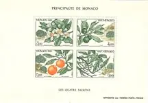 Zwrot pieniędzy Monaco 1991 - YT BF 54 (1790-1793) - Postfris souvenirvelletje