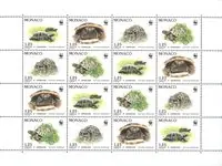 Popularny Monaco WWF velletje postfris