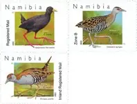 Darmowa dostawa Namibië - Birds - Postfrisse serie van 3
