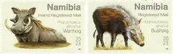 Popularny Namibië - Wild boar - Postfrisse serie van 2