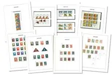 Popularny Nederland - 2 voordrukalbums, insteekkaarten, pergamijnzakjes etc.