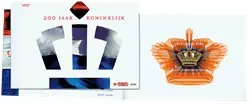 Nederland - 200 jaar Koninkrijk - Postfris prestige boekje Autentyczny