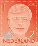 Wyprzedaż Nederland - Koning Willem Alexander 2 Rood 2025 zkuit PB - Postfrisse postzegel