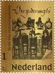 Nederland - De Eerste Vrije Staten Bijeenkomst 1572 - Postfrisse 24-karaats Gouden postzegel in box Nowość