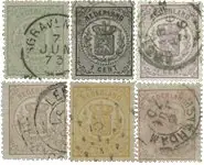 Nederland 1869-1871 - NVPH 13-18 - Gebruikt Nowość