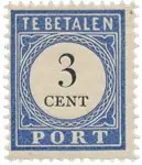 Nederland 1894-1910 - Portzegels NVPH P17 - Postfris Darmowa dostawa