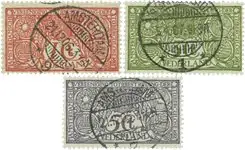 Nederland 1906 - NVPH 84-86 - Gebruikt Tani