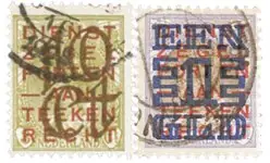 Tylko dziś Nederland 1923 - NVPH 132-133 - Gebruikt