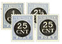 Nederland 1923 - Portzegels NVPH P61-P64 - Ongebruikt Darmowa dostawa
