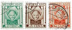 Nederland 1924 - NVPH 141-143 - Gebruikt Tylko dziś