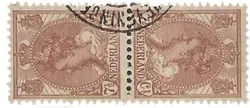 Nederland 1924 - NVPH 61b - Keerdruk-paar - Gebruikt Nowość