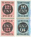 Nederland 1924 - Portzegels NVPH P67a+P68a - Postfris Rabat