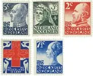 Oryginalny Nederland 1927 - NVPH 203-207 - Ongebruikt