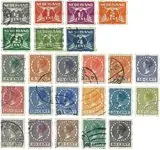 Nederland 1928 - Roltandingzegels NVPH R33-R56 - Gebruikt Kup teraz