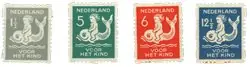 Ostatnia szansa Nederland 1929 - Roltandingzegels NVPH R82-R85 - Postfris