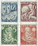 Nederland 1930 - Roltandingzegels NVPH R86-R89 - Postfris Zwrot pieniędzy