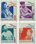 Nederland 1931 - Roltandingzegels NVPH R90-R93 - Gebruikt Promocja
