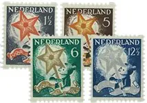 Nederland 1933 - Roltandingzegels NVPH R98-R101 - Gebruikt Kup teraz