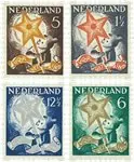 Nederland 1933 - Roltandingzegels NVPH R98-R101 - Postfris Wyprzedaż