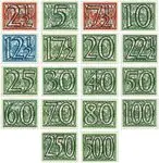 Nederland 1940 - NVPH 356-373 - Postfris Zwrot pieniędzy