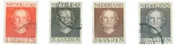 Nederland 1949 - NVPH 534-537 - Gebruikt Szybka dostawa
