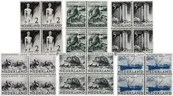 Tylko dziś Nederland 1950 - NVPH 550-555 - Blok van 4 - Postfris