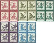 Nederland 1950 - NVPH 563-567 - Blok van 4 - Postfris Szybka dostawa