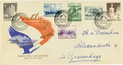 Nederland 1950 - NVPH E1a - FDC - Met adres Darmowa dostawa