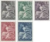 Nederland 1946 - NVPH 449-453 - Postfris Najlepsza cena