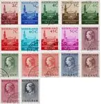 Wysoka jakość Nederland 1951-1977 - Dienstzegels NVPH D27-D43 - Gebruikt