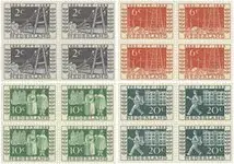 Wyprzedaż Nederland 1952 - NVPH 588-591 - Blok van 4 - Postfris