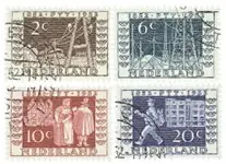 Nederland 1952 - NVPH 592-595 - Gebruikt Niska cena