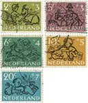 Tani Nederland 1952 - NVPH 596-600 - Gebruikt