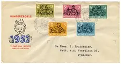 Nederland 1952 - NVPH E11 - FDC - Met adres Wysoka jakość